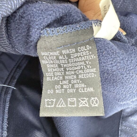 Snozu Jacket Boy M 10/12 Softshell Hooded Full Zip Blue - Picture 14 of 16